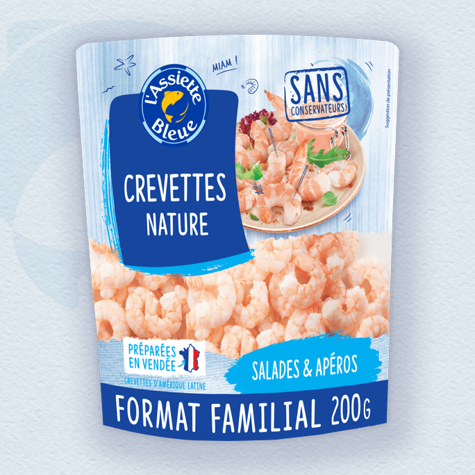 Crevettes nature format familial 3551610004768